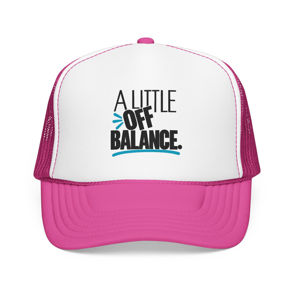 A Little Off Balance Retro Trucker Hat