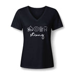 CMT Strong Women’s Soft  V-Neck Tee