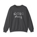 Dental Hygienist Strong Sweatshirt – Shark, Floss & Tooth Dental Pride Crewneck