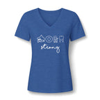 CMT Strong Women’s Soft  V-Neck Tee