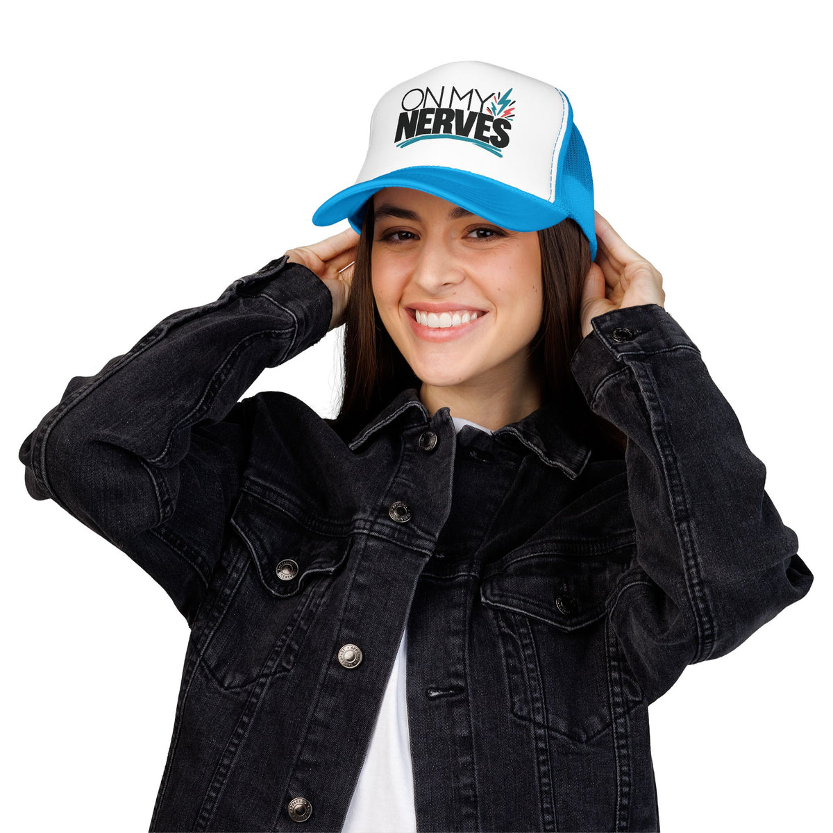 On My Nerves Retro Trucker Hat