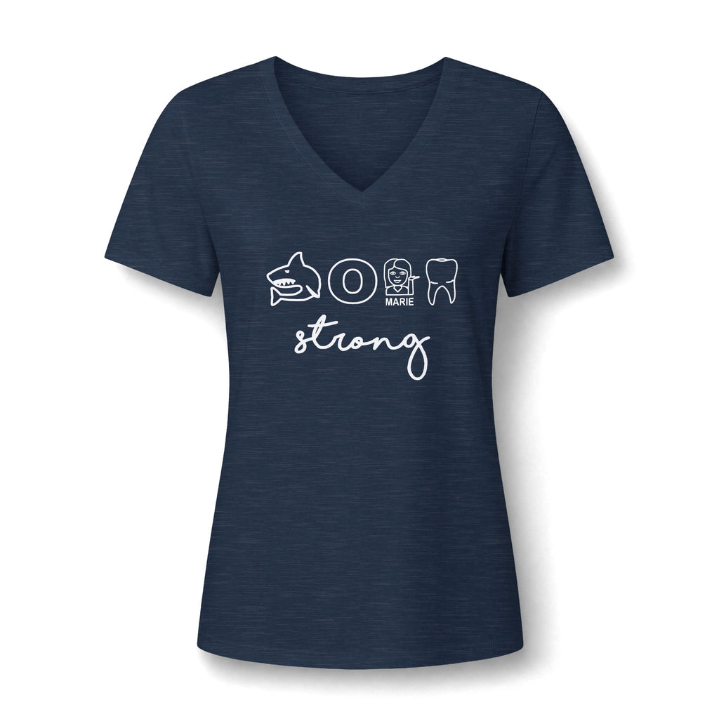 CMT Strong Women’s Soft  V-Neck Tee