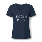 CMT Strong Women’s Soft  V-Neck Tee