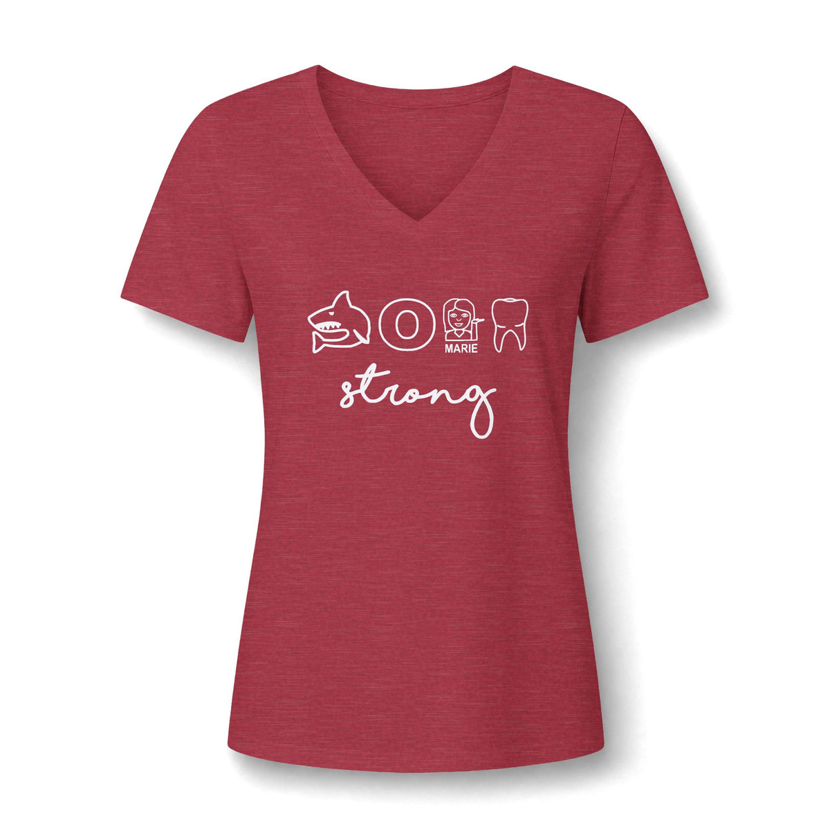 CMT Strong Women’s Soft  V-Neck Tee
