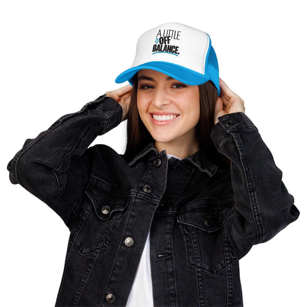 A Little Off Balance Retro Trucker Hat
