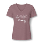 CMT Strong Women’s Soft  V-Neck Tee