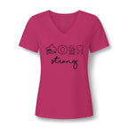 CMT Strong™ Women’s Relaxed V-Neck Tee