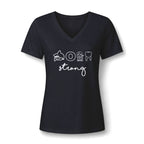 CMT Strong Women’s Soft  V-Neck Tee