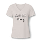 CMT Strong Women’s Soft  V-Neck Tee