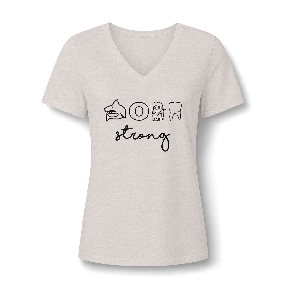 CMT Strong Women’s Soft  V-Neck Tee