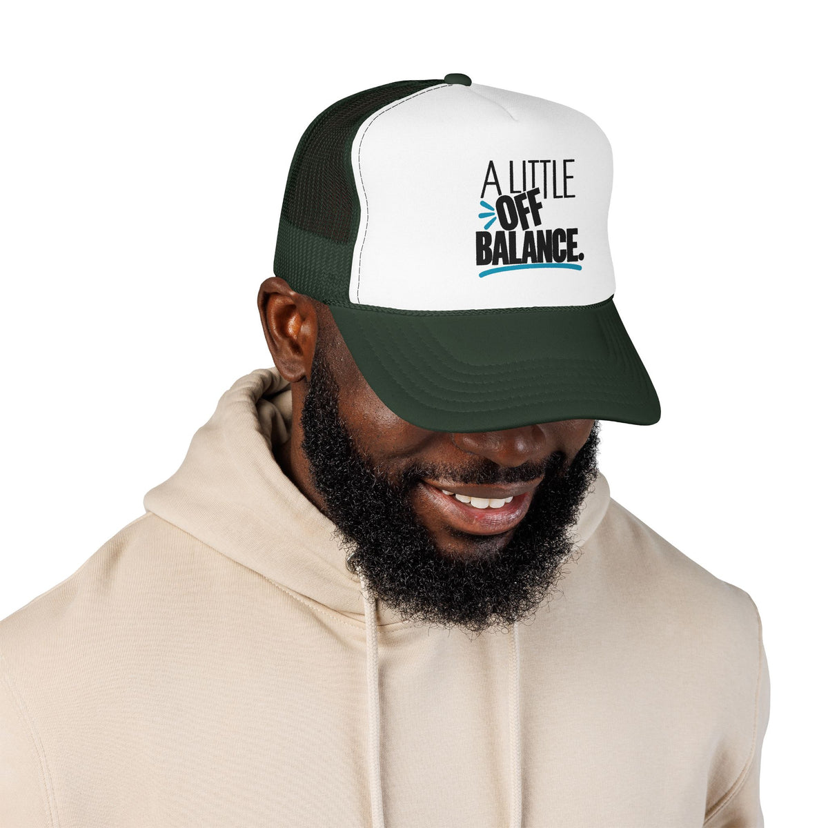 A Little Off Balance Retro Trucker Hat