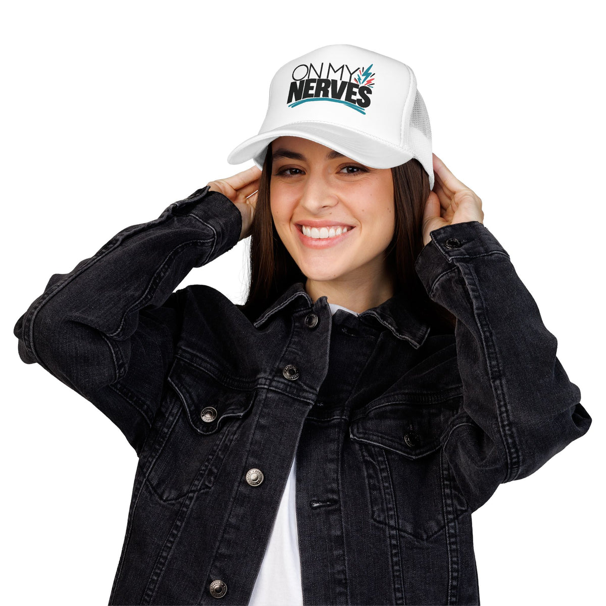 On My Nerves Retro Trucker Hat