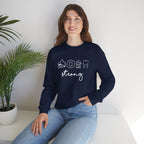 Dental Hygienist Strong Sweatshirt – Shark, Floss & Tooth Dental Pride Crewneck
