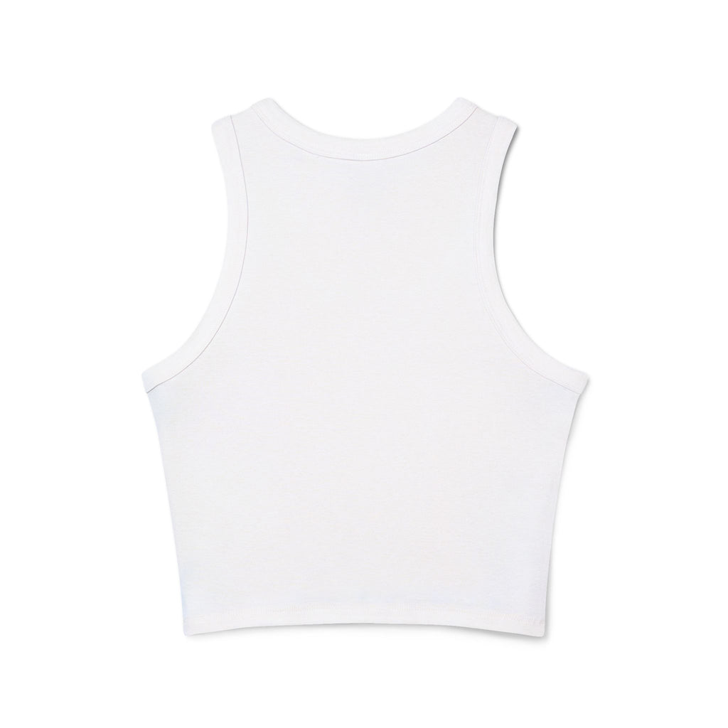 Perfectly Imperfect™ Micro-Rib Cropped Racer Tank