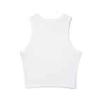 Perfectly Imperfect™ Micro-Rib Cropped Racer Tank