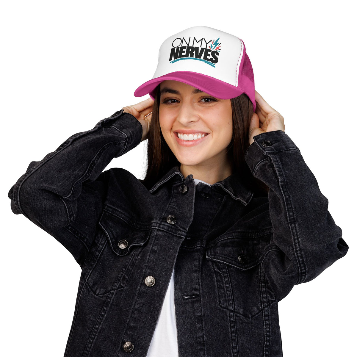 On My Nerves Retro Trucker Hat