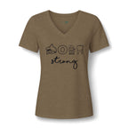 CMT Strong™ Women’s Relaxed V-Neck Tee