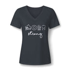 CMT Strong Women’s Soft  V-Neck Tee