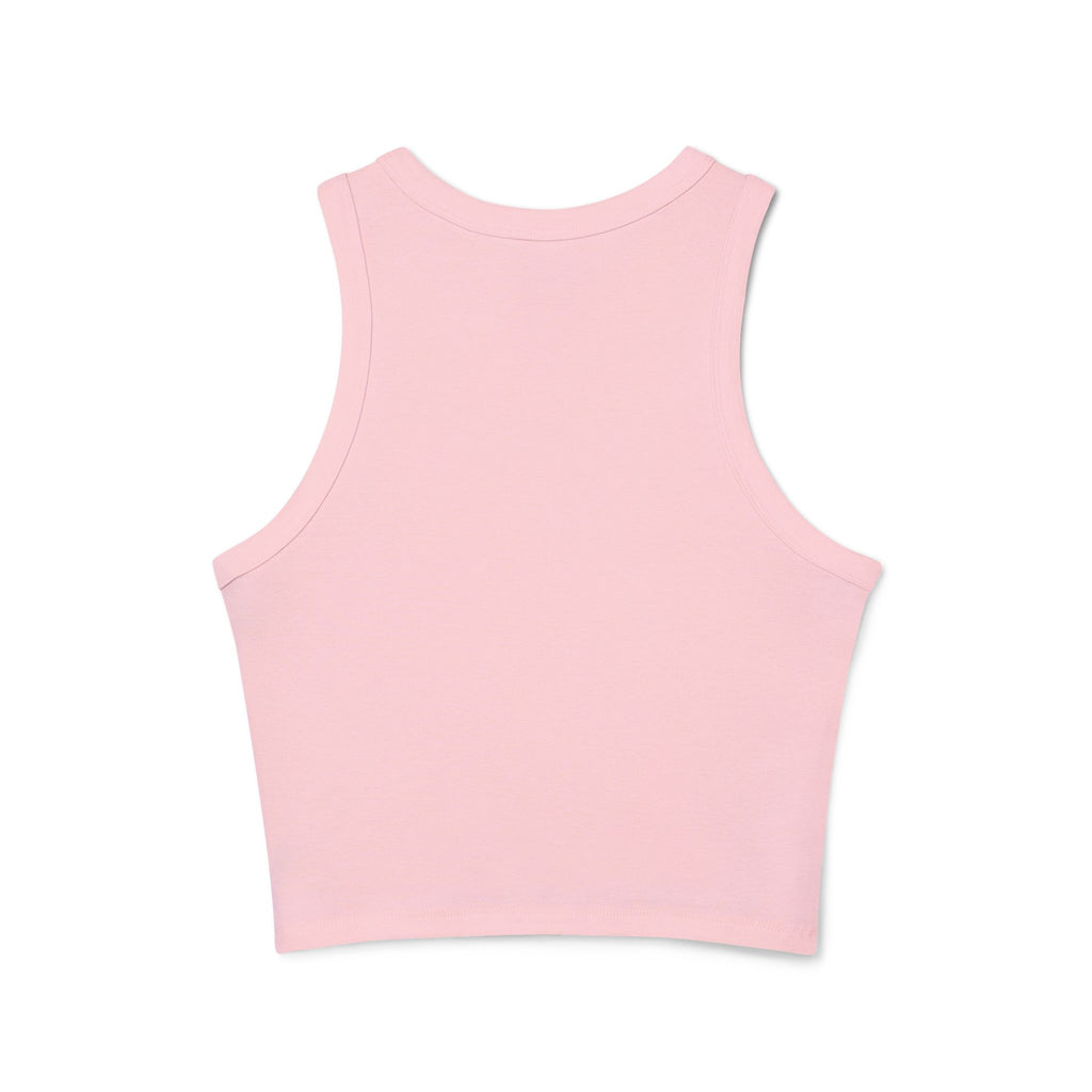 Perfectly Imperfect™ Micro-Rib Cropped Racer Tank