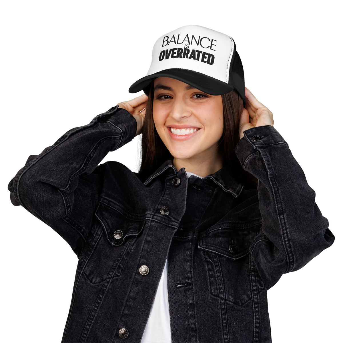 Balance Is Overrated Trucker Hat