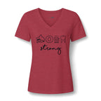 CMT Strong™ Women’s Relaxed V-Neck Tee