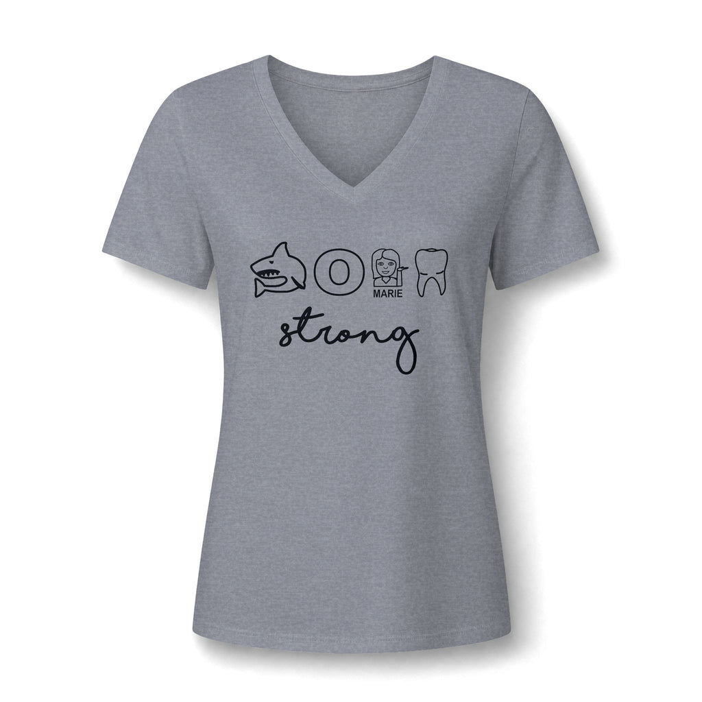 CMT Strong Women’s Soft  V-Neck Tee
