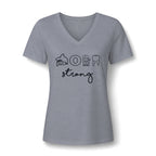 CMT Strong Women’s Soft  V-Neck Tee