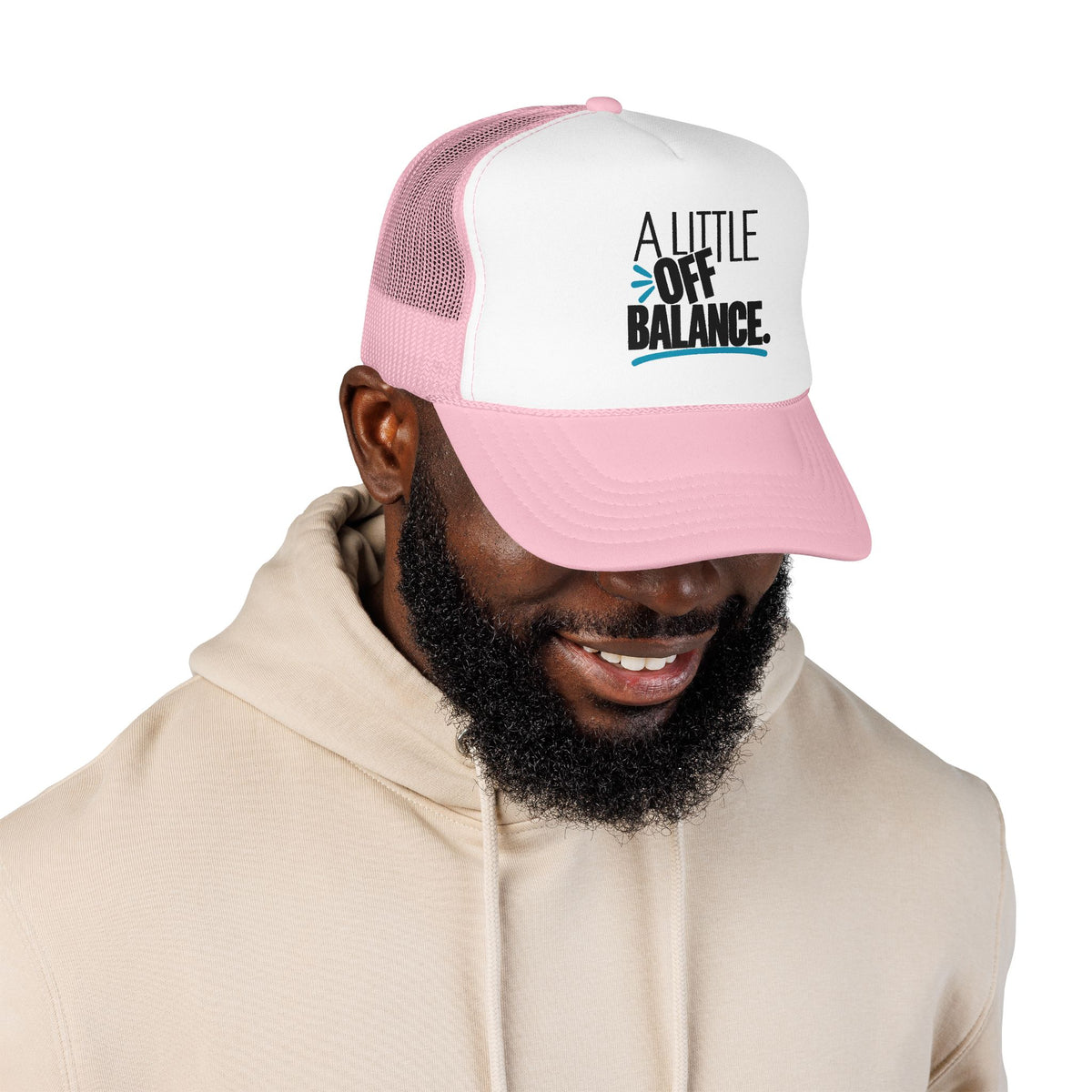 A Little Off Balance Retro Trucker Hat